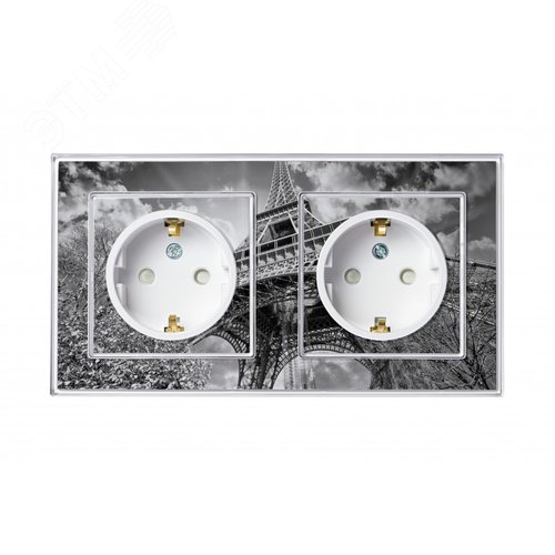 Розетка AtlasDesign ATN200145 с/з, механизм c воз.уст.персонального изображения Розетка AtlasDesign ATN200145 с/з, механизм c воз.уст.персонального изображения