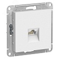 Розетка AtlasDesign ATN000186 RG45 кат 6А, белый, механизм Розетка AtlasDesign ATN000186 RG45 кат 6А, белый, механизм