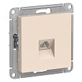 Розетка AtlasDesign ATN000281 RJ11, бежевый, механизм Розетка AtlasDesign ATN000281 RJ11, бежевый, механизм