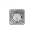 Розетка GLOSSA GSL001248 с/з с крышкой и шторками платина Розетка GLOSSA GSL001248 с/з с крышкой и шторками платина