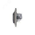 Розетка GLOSSA GSL001248 с/з с крышкой и шторками платина Розетка GLOSSA GSL001248 с/з с крышкой и шторками платина