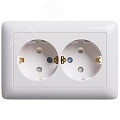 Розетка ХИТ RS16-231-B 2ая белая встр.уст Розетка ХИТ RS16-231-B 2ая белая встр.уст