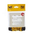 Рамка IEK BRITE 1пост жемчуг Рамка IEK BRITE 1пост жемчуг