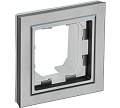 Рамка IEK BRITE 1пост сталь Рамка IEK BRITE 1пост сталь