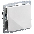 Выключатель IEK BRITE 1кл белый Выключатель IEK BRITE 1кл белый