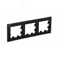 Рамка AtlasDesign ATN331003 3-ая матовое стекло, черный Рамка AtlasDesign ATN331003 3-ая матовое стекло, черный