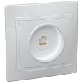 Розетка IEK РК10-КБ КВАРТА 1ая RJ45 белая встр.уст Розетка IEK РК10-КБ КВАРТА 1ая RJ45 белая встр.уст