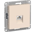Розетка AtlasDesign ATN000281 RJ11, бежевый, механизм Розетка AtlasDesign ATN000281 RJ11, бежевый, механизм