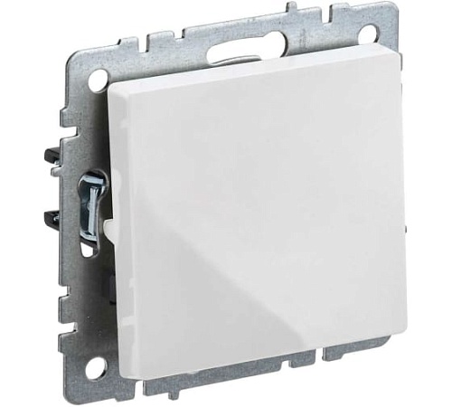 Выключатель IEK BRITE 1кл белый Выключатель IEK BRITE 1кл белый